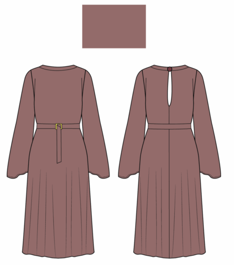 Sweatshirt in Geometric Print